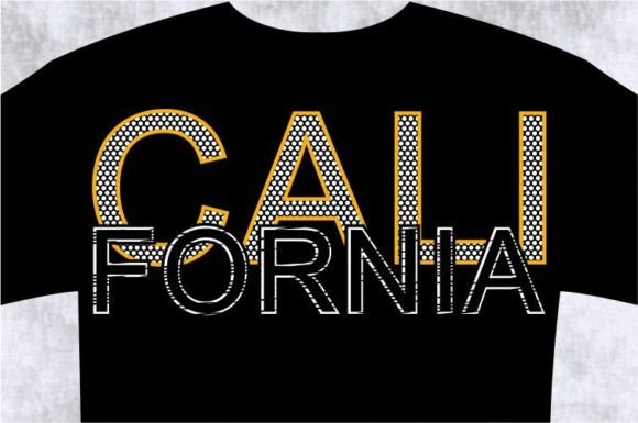 CALIFORNIA T-shirt Design Graphic: Your Ultimate SVG Asset
