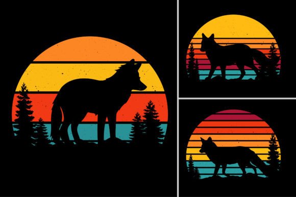 Fox Retro Vintage Sunset T-Shirt Graphic: A Designer's Deep Dive