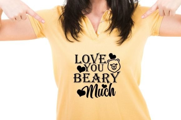Love You Beary Much: A Graphic Design Asset for Creative Projects
